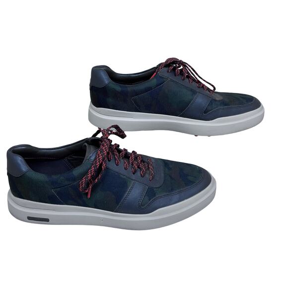 Cole Haan GrandPrø AM Golf Sneaker Water Resistant Ortholite Green Camo Men’s 10 - Picture 1 of 7